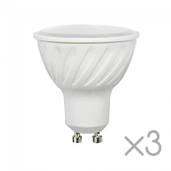 Pack 3 Bombillas LED GU10 6.2 W (Luz fría)