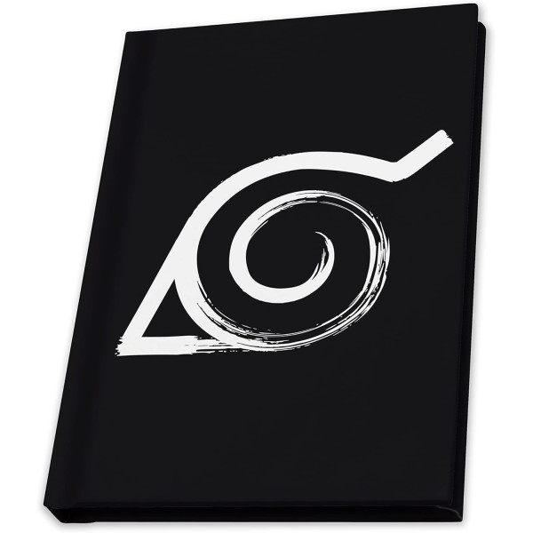 Pack especial Abystyle Naruto Shippuden 3 articulos libreta Konoha vaso largo xxl & pin Akatsuki