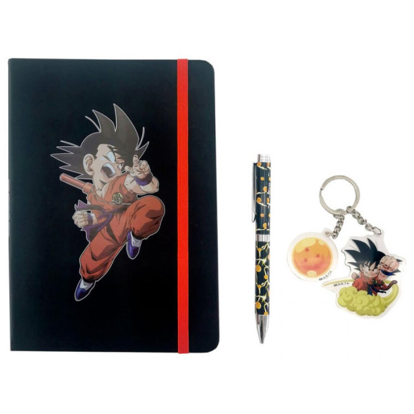 Pack gift set diario + boligrafo + llavero Dragon Ball