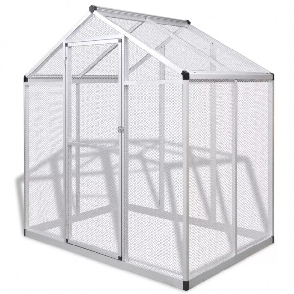 Pajarera de exterior de aluminio 178x122x194 cm