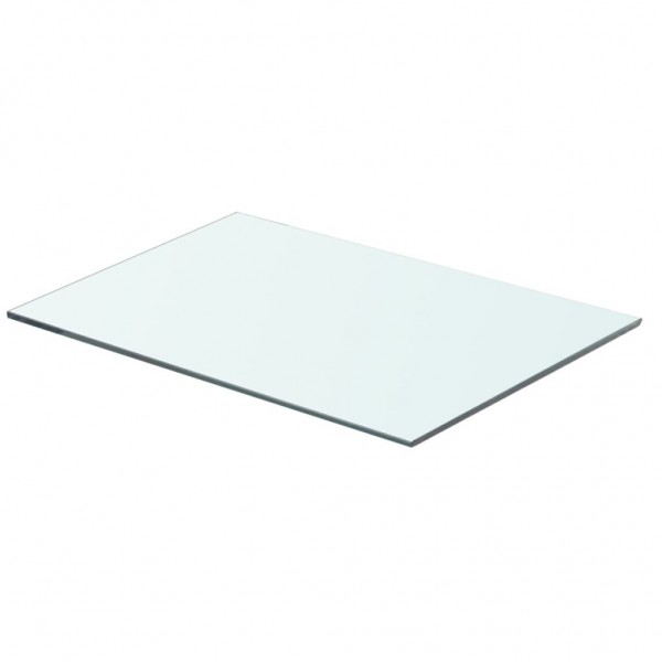 Panel de estante vidrio claro 50x30 cm