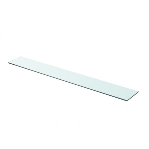 Panel de estante vidrio claro 90x12 cm