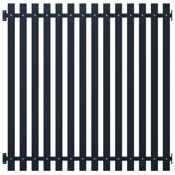 Panel de valla acero recubrimiento polvo antracita 170.5x170 cm