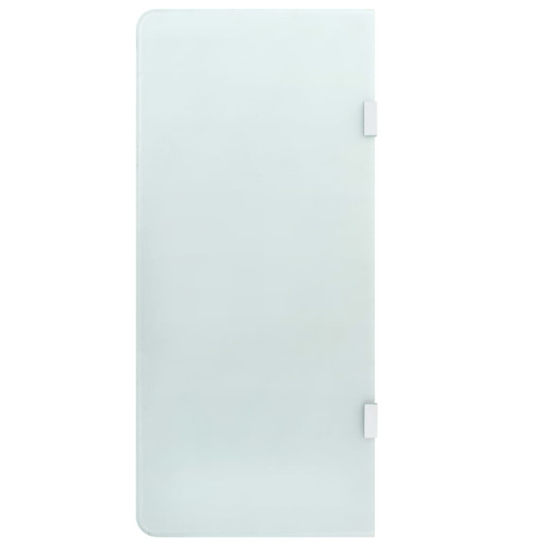 Panel privacidad de urinario de pared vidrio templado 90x40 cm