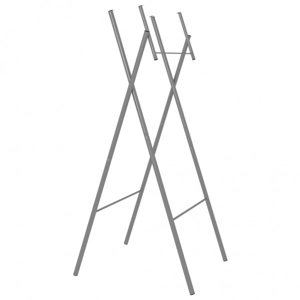 Patas de mesa plegables acero galvanizado plata 45x53x108 cm
