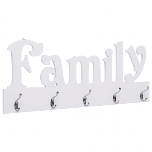 Perchero de pared FAMILY 74x29.5 cm