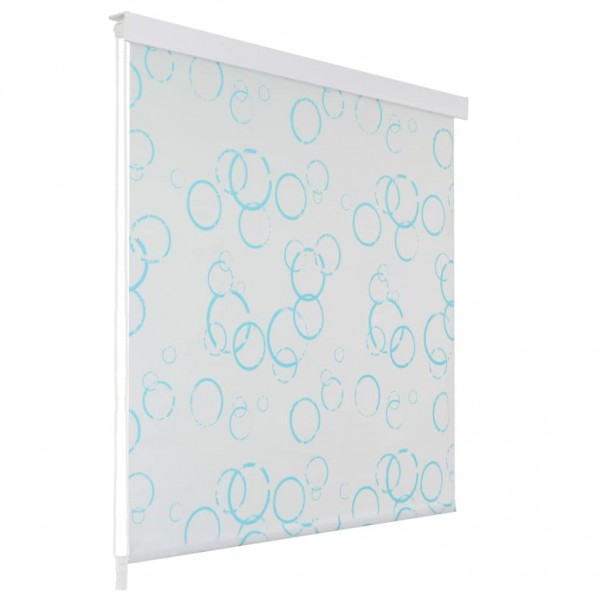 Persiana enrollable de ducha burbujas 100x240 cm