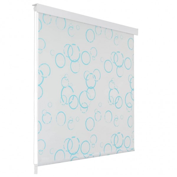 Persiana enrollable de ducha burbujas 80x240 cm