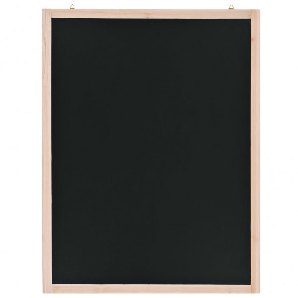 Pizarra de pared de madera de cedro 60x80 cm