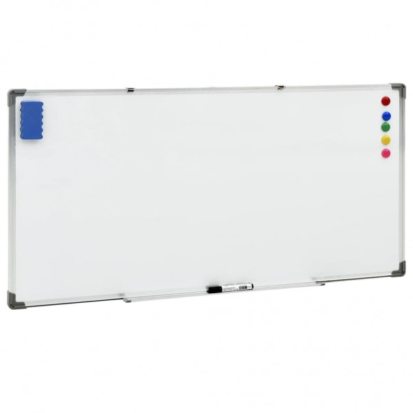 Pizarra magnética acero blanco 110x60 cm