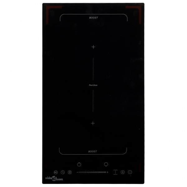 Placa de inducción flexizone 2 quemadores control táctil 3500 W