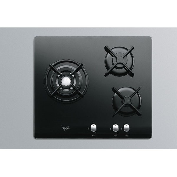 Placa Gas WHIRLPOOL AKT404NB Cristal 3f