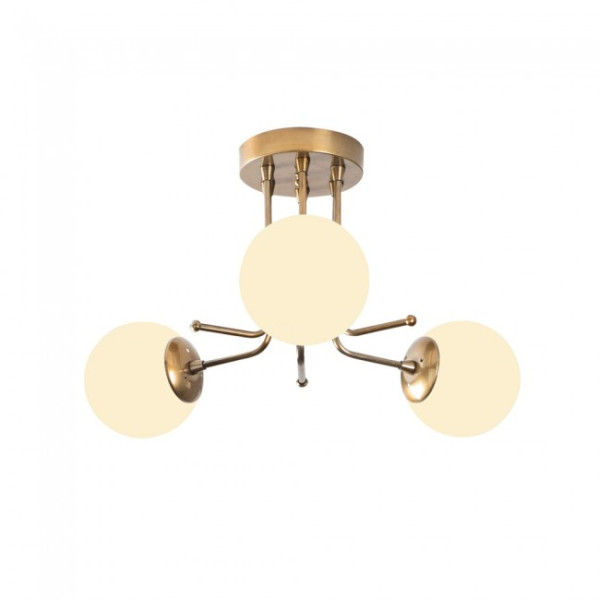 Plafón de techo Marga Oro (3 luces)