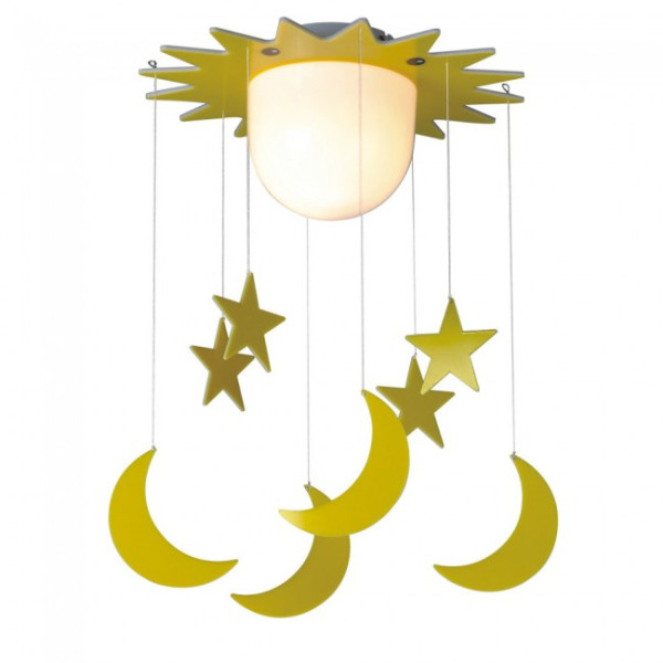 Plafón infantil Estrellas y Lunas