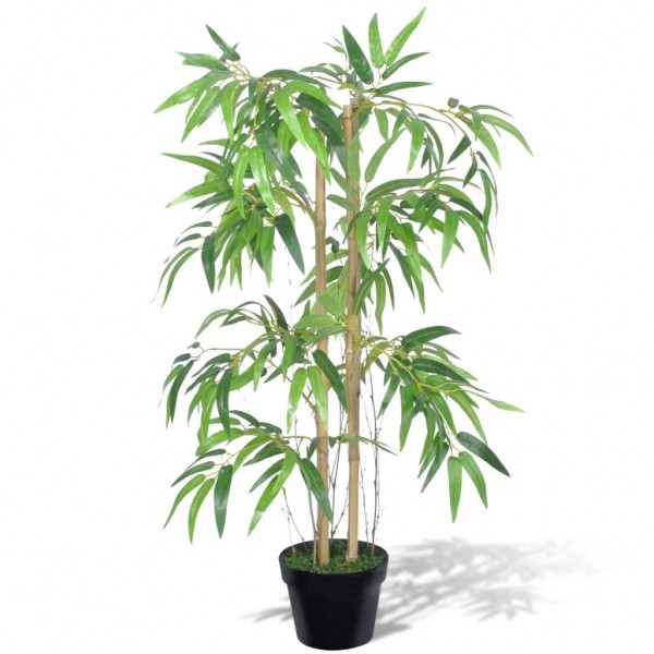 Planta artificial de bambú Twiggy con macetero 90 cm