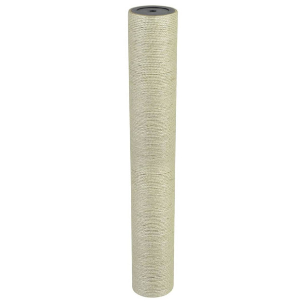Poste rascador para gatos 8x55 cm 8 mm beige