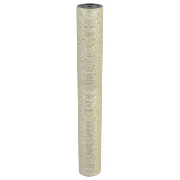 Poste rascador para gatos 8x60 cm 8 mm beige