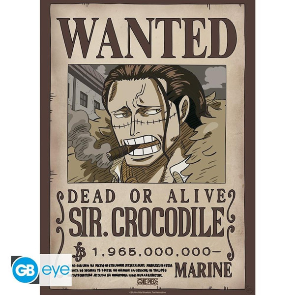 Poster gb eye one piece wanted crocodile wano
