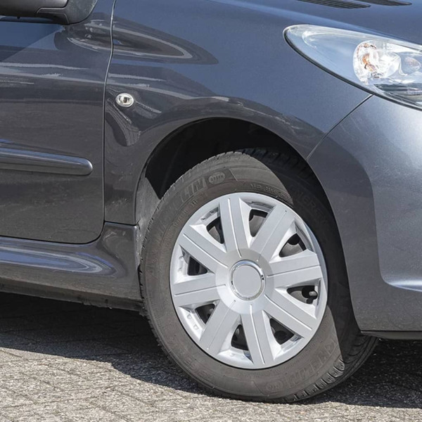 ProPlus Juego de tapacubos 4 unidades Cosmos plateado 16