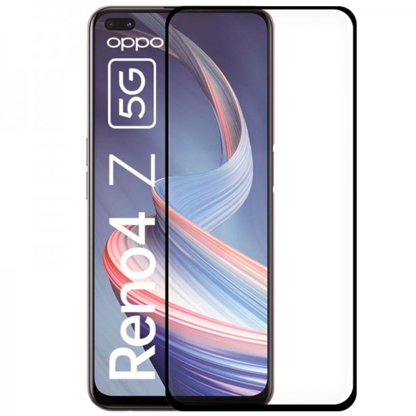 Protector Pantalla Cristal Templado COOL para Oppo Reno 4Z 5G (FULL 3D Negro)