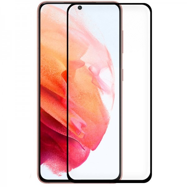 Protector Pantalla Cristal Templado COOL para Samsung G990 Galaxy S21 (FULL 3D Negro)