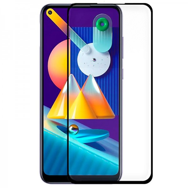 Protector Pantalla Cristal Templado COOL para Samsung M115 Galaxy M11 / A11 (FULL 3D Negro)