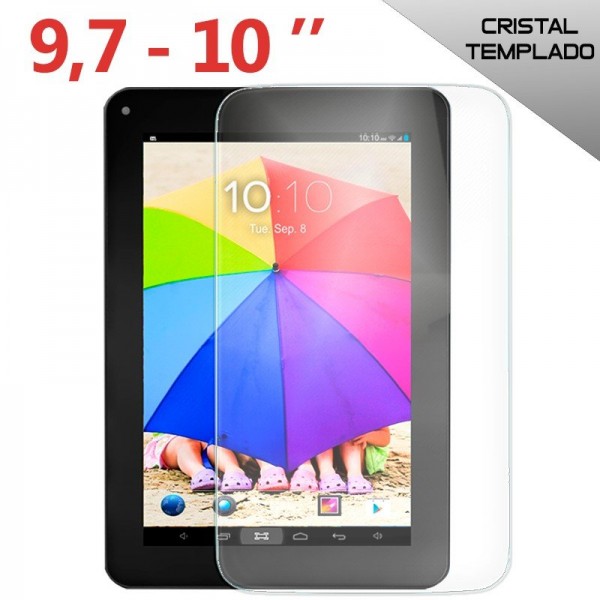 Protector Pantalla Cristal Templado COOL Universal Rectangular Tablet 9.7 - 10.2 pulg (236 x 163 mm)