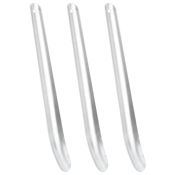 Raspadores de sudor para caballos 3 uds aluminio plateado