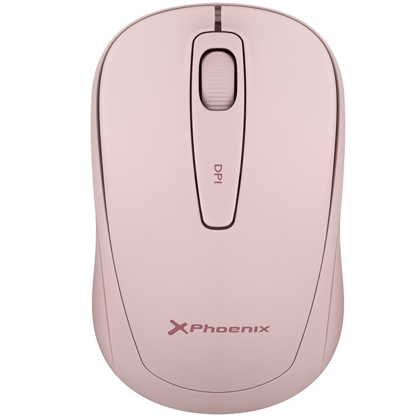 Ratón Inalámbrico Phoenix PHM250-P rosa