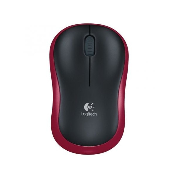 Ratón inalámbrico logitech m185 rojo