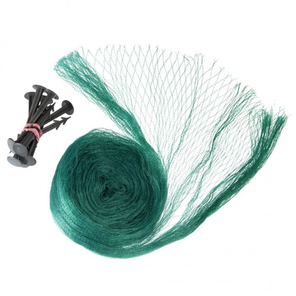 Red cubre estanque de polietileno Ubbink 1064338. 3 x 6 m