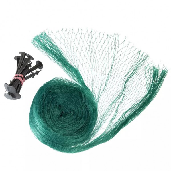 Red cubre estanque de polietileno Ubbink 1064527. 10 x 6 m