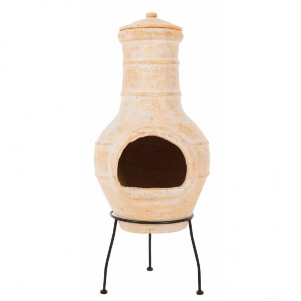 RedFire Chimenea Star Flower arcilla color paja 86037