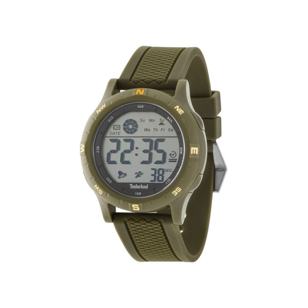 RELOJ TIMBERLAND HOMBRE  15006JPGN-04P (GLASTENBURY 45MM SILVER DIGITAL GREEN PL)