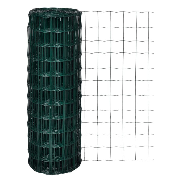 Set de Euro Valla acero verde 25x1.7 m