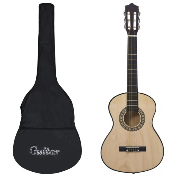 Set de guitarra clásica para niños principiantes 8 pzas 1/2 34