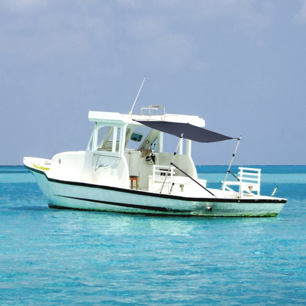 Set de toldo T-Top extensión azul marino 174x205x(115-194) cm