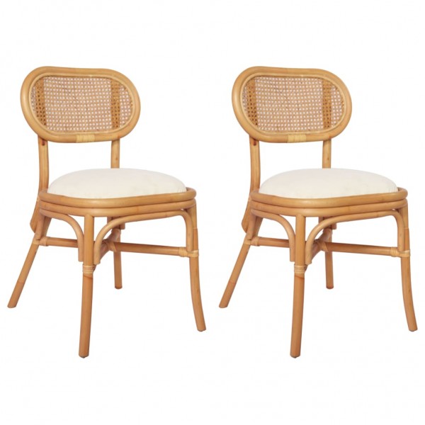 Sillas de comedor 2 unidades lino