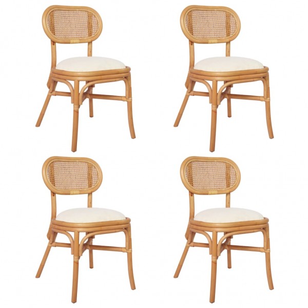 Sillas de comedor 4 unidades lino