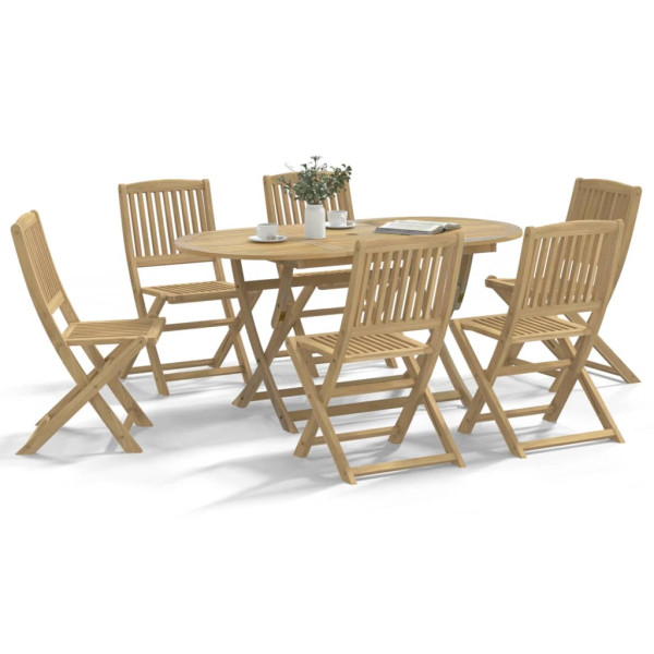 Sillas de jardín plegables 6 uds madera acacia 48.5x57x90 cm