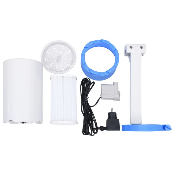 Skimmer colgante piscina y bomba con adaptador plástico 16 cm