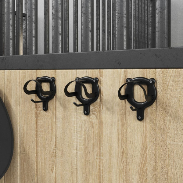 Soporte para bridas de pared hierro negro