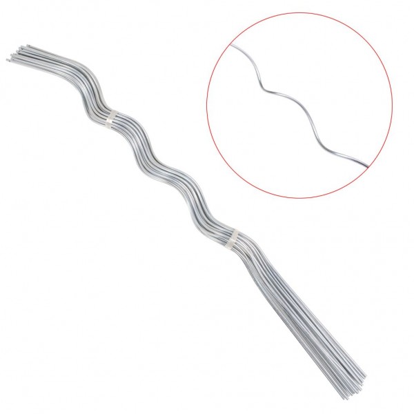Soporte para planta espiral 20 unidades 110cm acero galvanizado