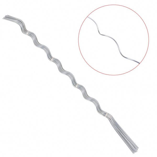 Soporte para planta espiral 50 unidades 170cm acero galvanizado