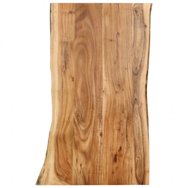 Superficie de mesa de madera maciza de acacia  100x(50-60)x2.5 cm