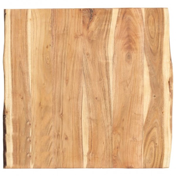 Superficie de mesa de madera maciza de acacia 58x(50-60)x3.8 cm