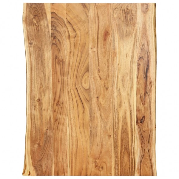 Superficie de mesa de madera maciza de acacia 80x(50-60)x2.5 cm
