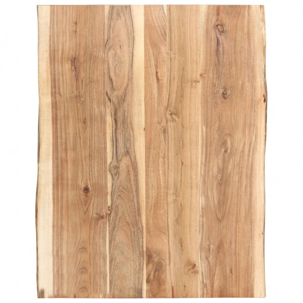 Superficie de mesa de madera maciza de acacia 80x(50-60)x3.8 cm