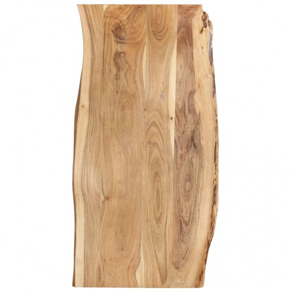 Superficie de mesa madera maciza de acacia 118x(50-60)x2.5 cm