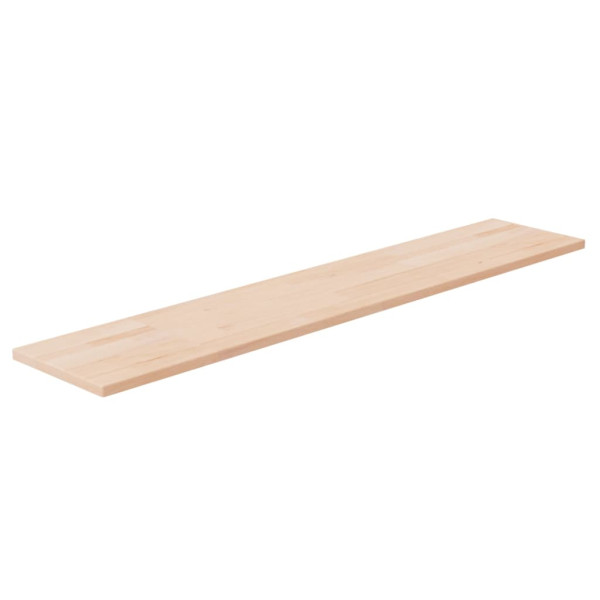 Tabla de estantería madera maciza roble sin tratar 100x20x1.5cm